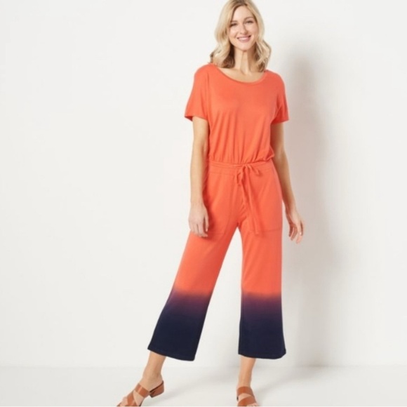Studio Park x Kerstin Lindquist Regular Week Away Jumpsuit Coral Size Small - Picture 1 of 3